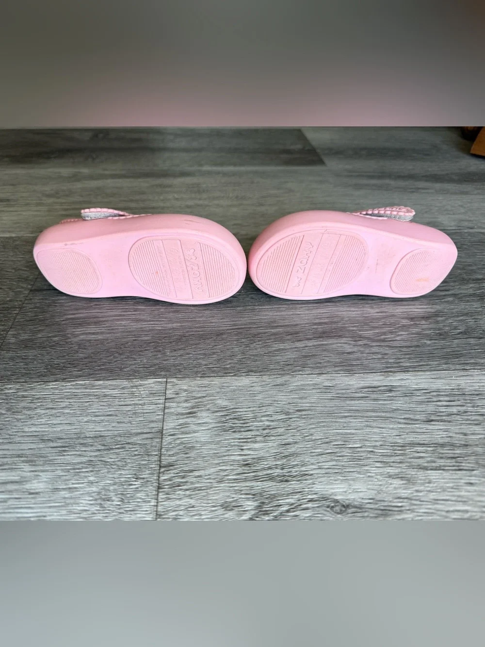 Zaxy Nina Pink Cat Jelly Flat Mary Jane Shoes